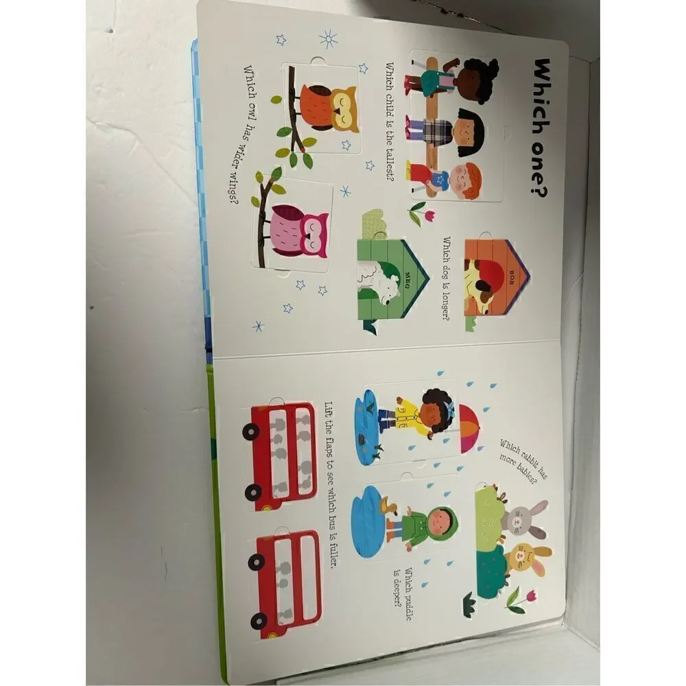 Usborne Lift-the-Flap Sizes and Measuring
